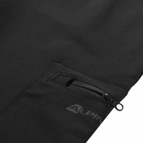  Dámské softshellové kalhoty ALPINE PRO CORBA LPAF663 ČERNÁ 