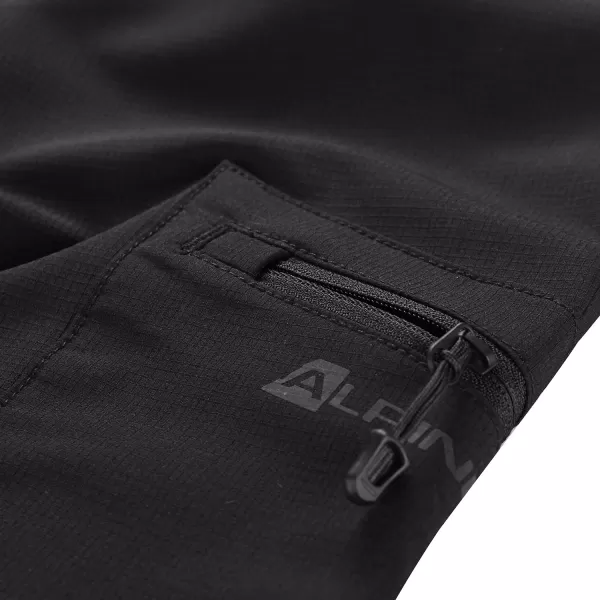  Pánské softshellové kalhoty ALPINE PRO CORB MPAF672 ČERNÁ 
