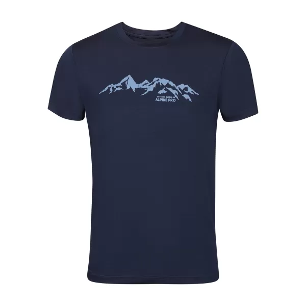  Pánské funkční triko ALPINE PRO LYOR MODRÁ 