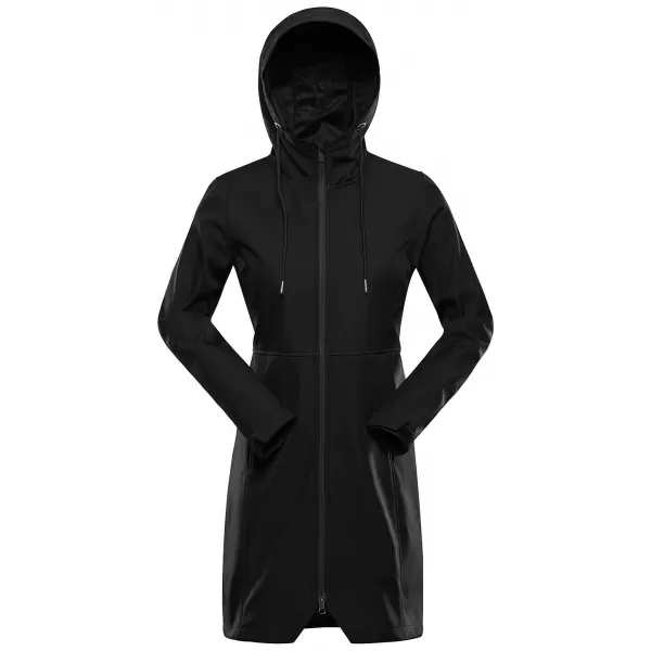  Dámský hřejivý softshellový kabát ALPINE PRO IBORA 2 BLACK 