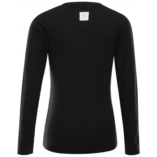  Dětské triko ALPINE PRO THERMALO BLACK 