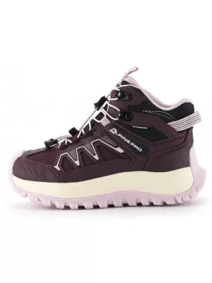 Dětské outdoorové boty ALPINE PRO ATEGO MAUVE WINE