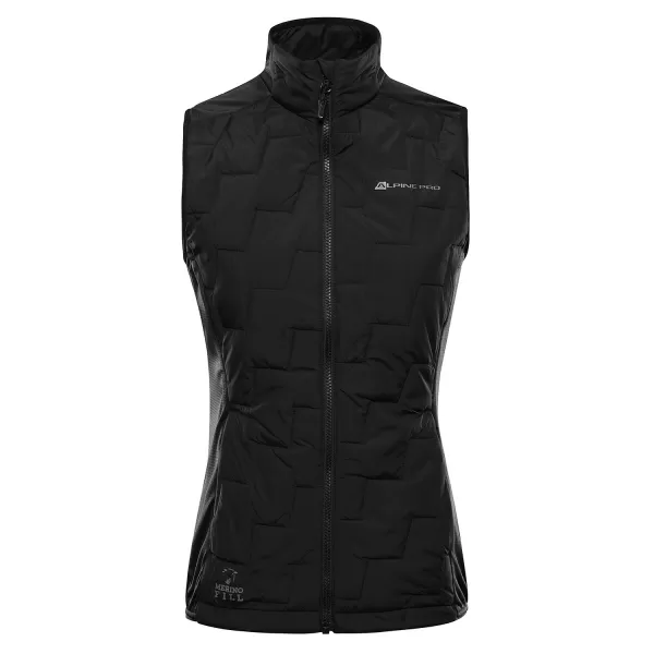  Dámská vesta ALPINE PRO NERCA BLACK 