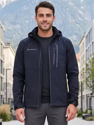 Pánská softshellová bunda ALPINE PRO GEDER NAVY