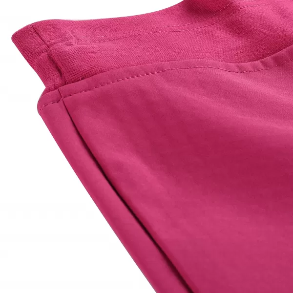  Dětské softshellové kalhoty ALPINE PRO ZORTO 2 FUCHSIA RED 
