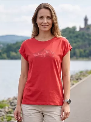 Dámské outdoorové triko ALPINE PRO NOGERA 2 RASPBERRY VARIANTA PC
