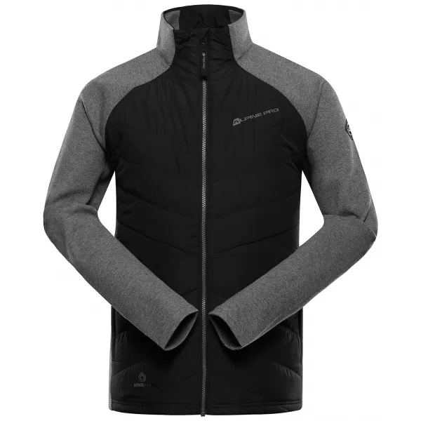  Pánská mikina ALPINE PRO JORW 2 BLACK 