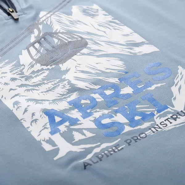  Dětské rychleschnoucí triko ALPINE PRO STANSO ASHLEY BLUE VARIANTA PE 
