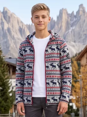 Dětský hřejivý svetr ALPINE PRO NORESO HIGH RISE VARIANTA PB