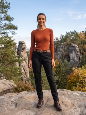 Dámské kalhoty ALPINE PRO UDESA BLACK