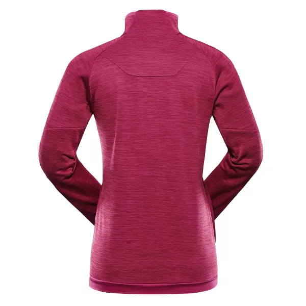  Dámská mikina ALPINE PRO ONNECA 3 FUCHSIA RED 