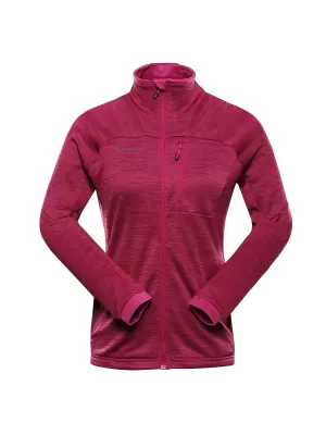 Dámská mikina ALPINE PRO ONNECA 3 FUCHSIA RED