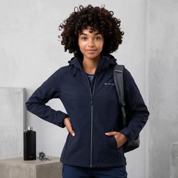  Dámská softshellová bunda ALPINE PRO GEDERA NAVY 