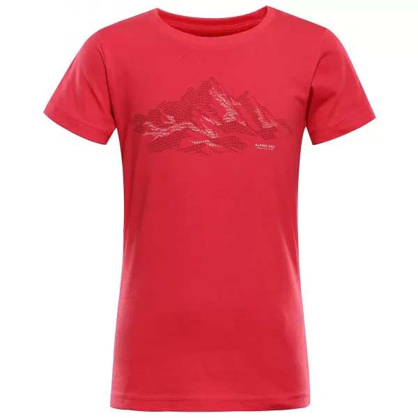  Dětské triko ALPINE PRO ECOMO 4 RASPBERRY VARIANTA PA 
