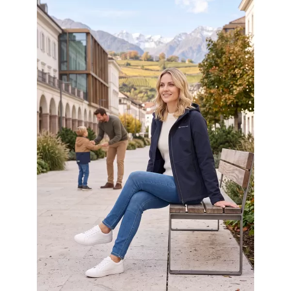  Dámská softshellová bunda ALPINE PRO GEDERA NAVY 