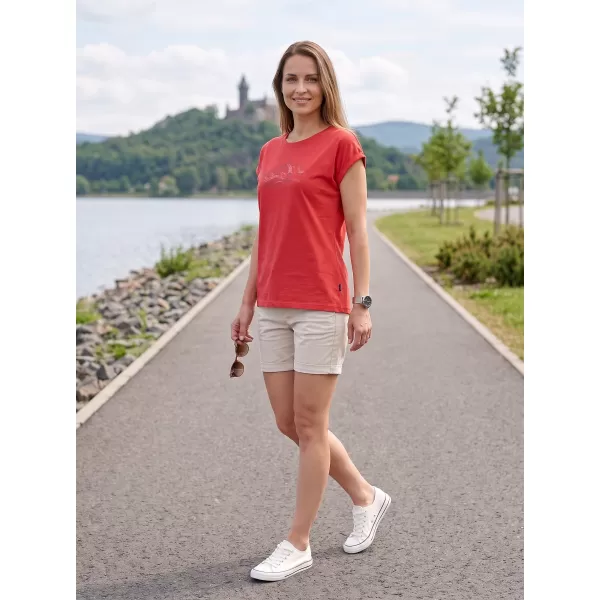  Dámské outdoorové triko ALPINE PRO NOGERA 2 RASPBERRY VARIANTA PC 