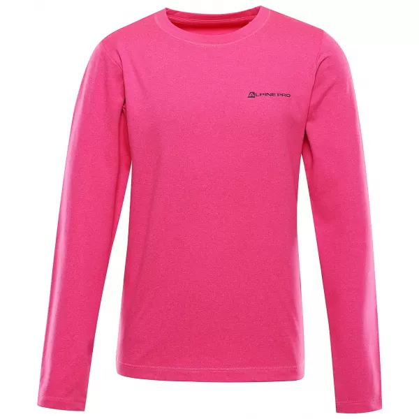  Dětské rychleschnoucí triko ALPINE PRO LOUSO PINK GLO 