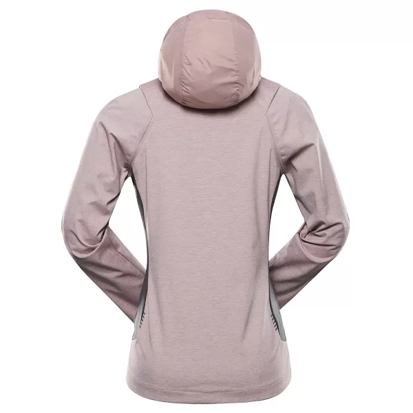  Dámská softshellová bunda-vesta ALPINE PRO SPERTA 2 PALE MAUVE 