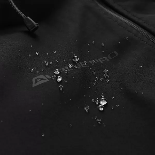  Pánská softshellová bunda ALPINE PRO GEDER BLACK 