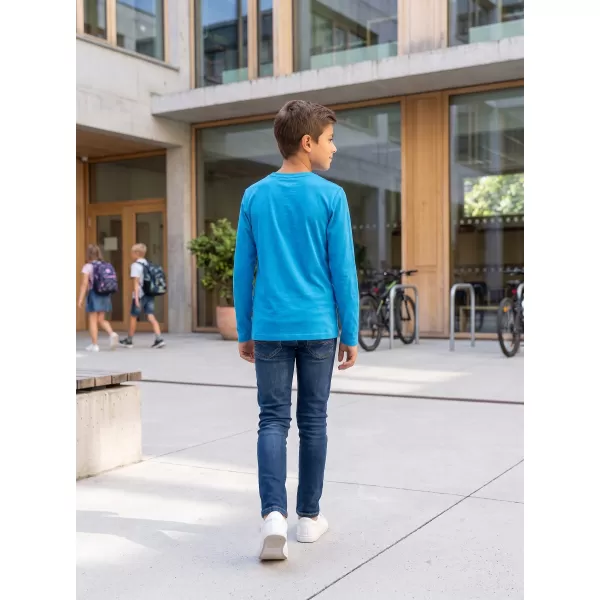  Dětské triko ALPINE PRO ECCO 2 NEON ATOMIC BLUE VARIANTA PA 