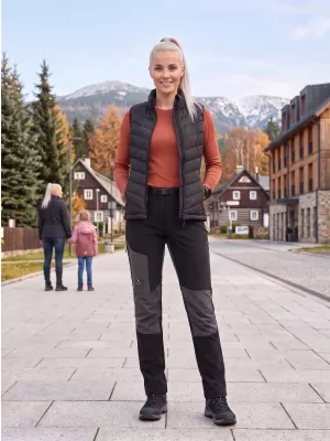Dámské softshellové kalhoty ALPINE PRO AKANA 3 BLACK