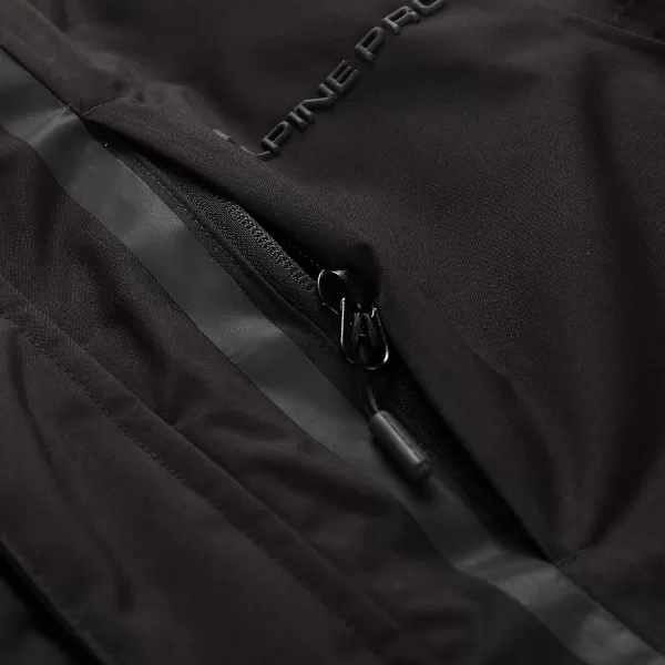  Dětská lyžařská bunda ALPINE PRO DEARO 3 BLACK 