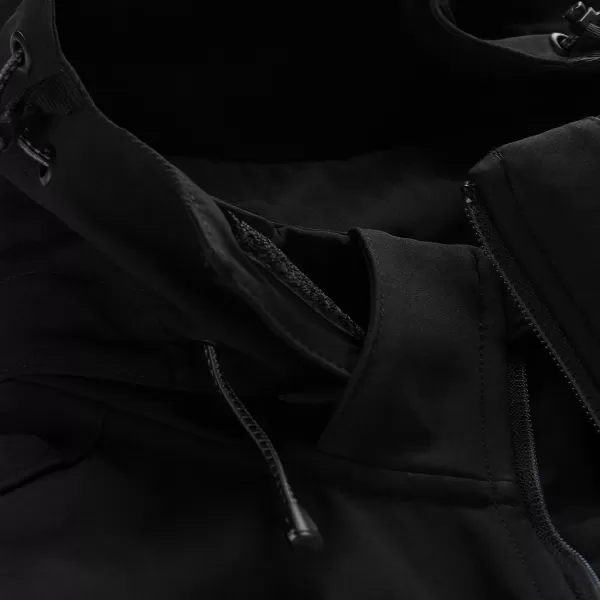  Pánská softshellová bunda ALPINE PRO GEDER BLACK 