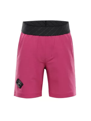 Dětské kraťasy ALPINE PRO ZAMBO 3 FUCHSIA RED