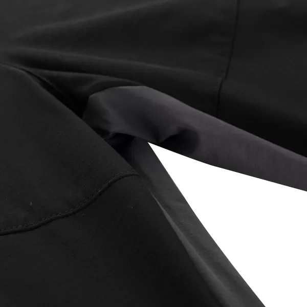  Pánské softshellové kalhoty ALPINE PRO AKAN 3 BLACK 
