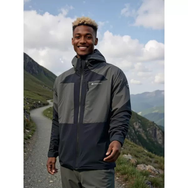  Pánská outdoorová bunda ALPINE PRO TEMUN BLACK 