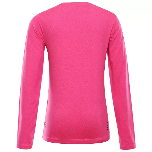  Dětské rychleschnoucí triko ALPINE PRO LOUSO PINK GLO 