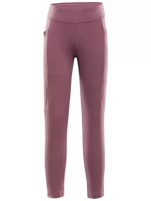 Dětské legíny ALPINE PRO GEMSO GRAPE NECTAR