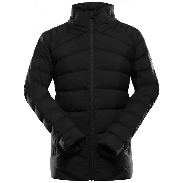  Dětská ultralehká bunda ALPINE PRO RETERO BLACK 