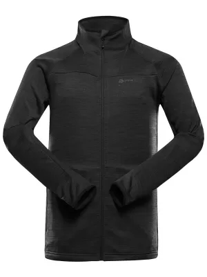 Pánská rychleschnoucí mikina ALPINE PRO ONNEC 4 BLACK