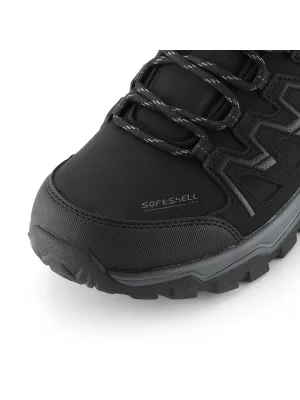 Outdoorové kotníkové boty ALPINE PRO ZARGE BLACK