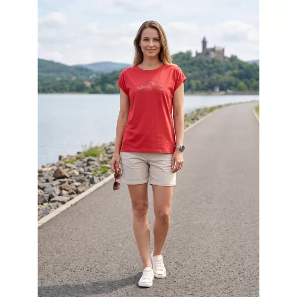  Dámské outdoorové triko ALPINE PRO NOGERA 2 RASPBERRY VARIANTA PC 