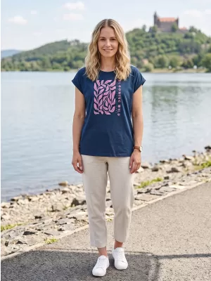 Dámské outdoorové triko ALPINE PRO NOGERA 2 MOONLIT OCEAN VARIANTA PB