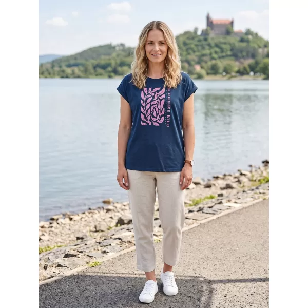  Dámské outdoorové triko ALPINE PRO NOGERA 2 MOONLIT OCEAN VARIANTA PB 