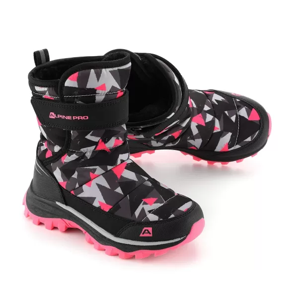  Dětské zimní sněhule ALPINE PRO BERNO NEON PINK 