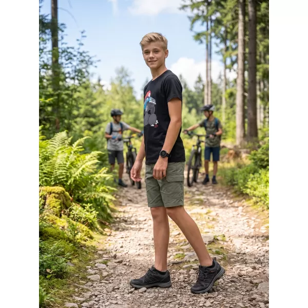  Dětské triko ALPINE PRO ECOMO 4 BLACK VARIANTA PC 