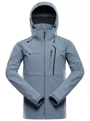 Pánská softshellová bunda ALPINE PRO HOOR 2 ASHLEY BLUE