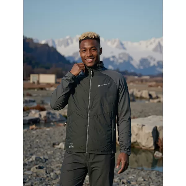  Pánská mikina ALPINE PRO JORW 2 BLACK 