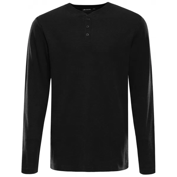  Pánské triko ALPINE PRO THERMAL BLACK 