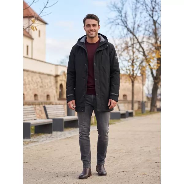  Pánský nepromokavý kabát ALPINE PRO PERFET 2 BLACK 