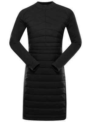 Dámské zimní šaty ALPINE PRO OLWA 2 BLACK