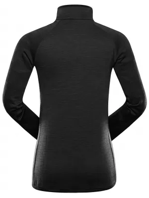 Dámská rychleschnoucí mikina ALPINE PRO ONNECA 4 BLACK