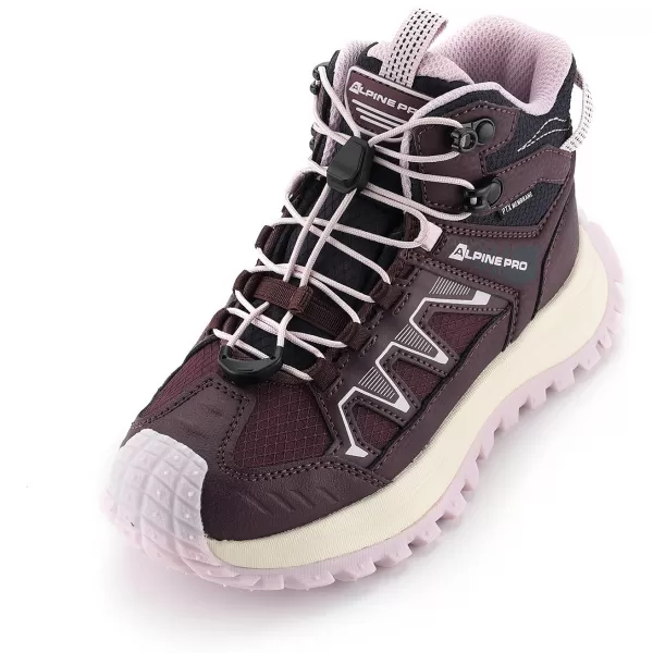  Dětské outdoorové boty ALPINE PRO ATEGO MAUVE WINE 