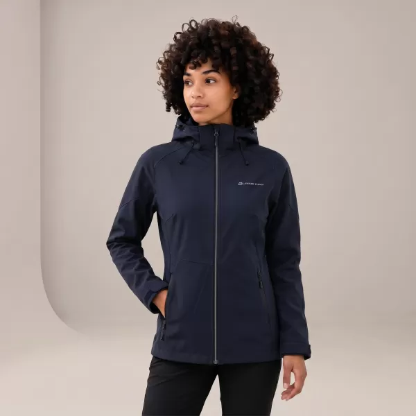  Dámská softshellová bunda ALPINE PRO GEDERA NAVY 