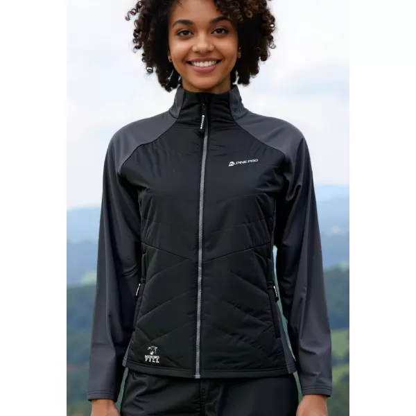  Dámská mikina ALPINE PRO JORWA 2 BLACK 