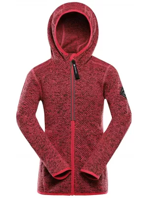 Dětský hřejivý svetr ALPINE PRO ZEGO 3 RASPBERRY